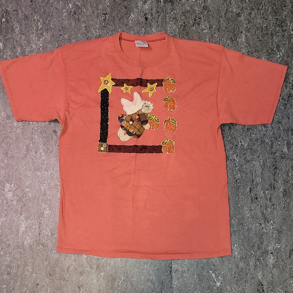 Vintage. Made In USA. Pluma. Heavyweight Cotton Tee. Size Large